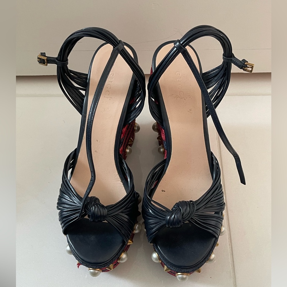 Gucci Wedge Sandals